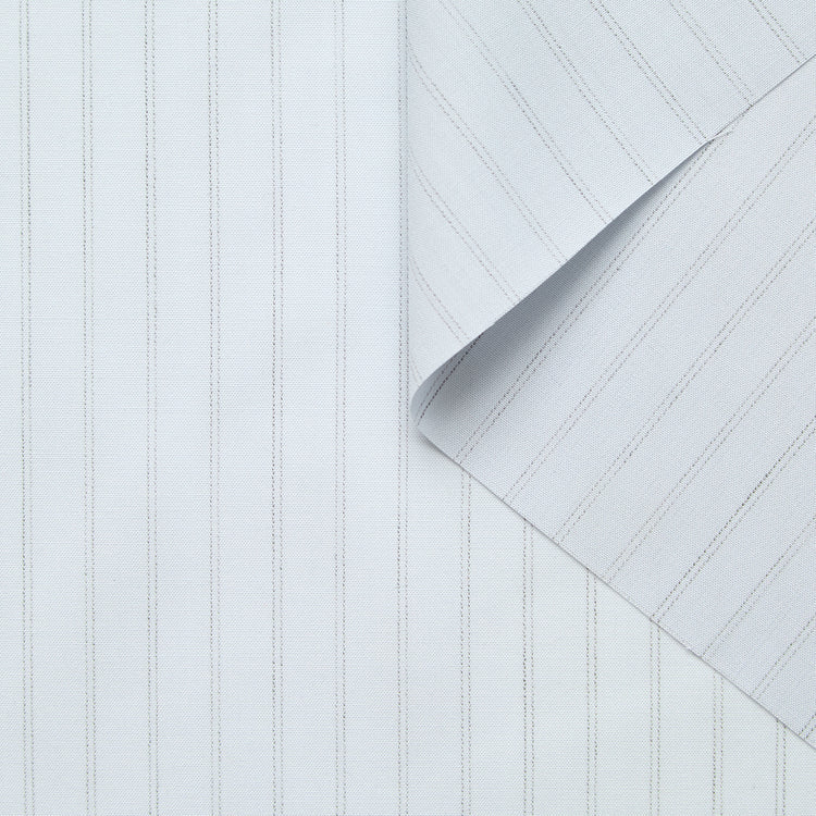 Striped Virgin Wool Suiting