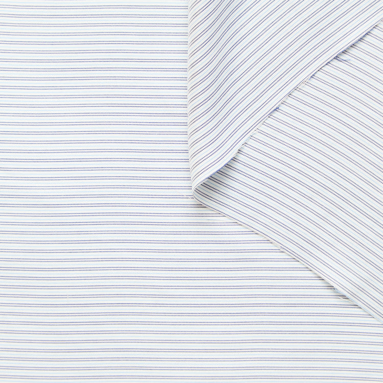 Striped Silk Twill